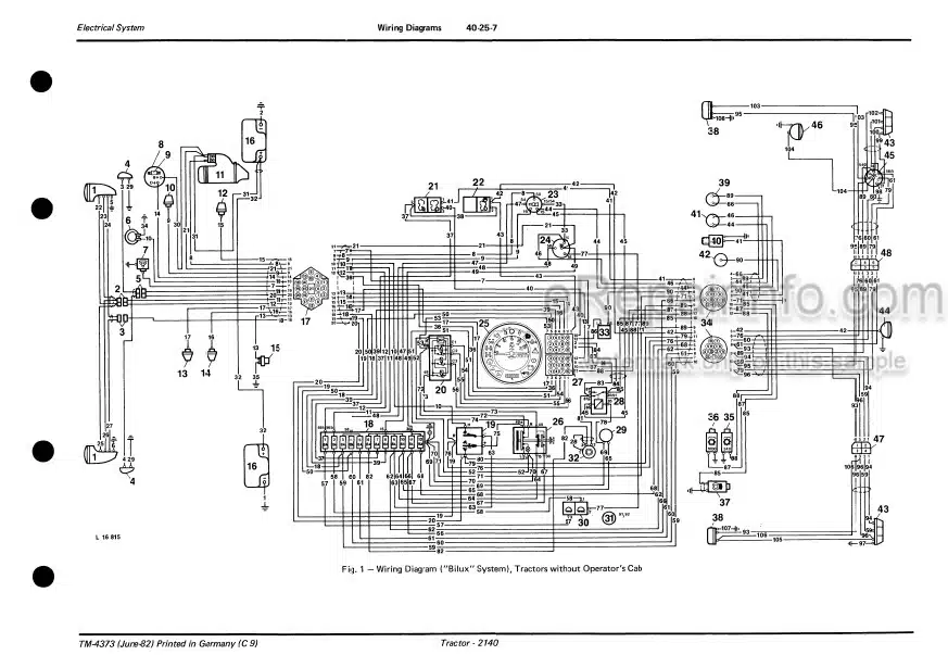 Photo 4 - John Deere 2140 Technical Manual Tractor TM4373