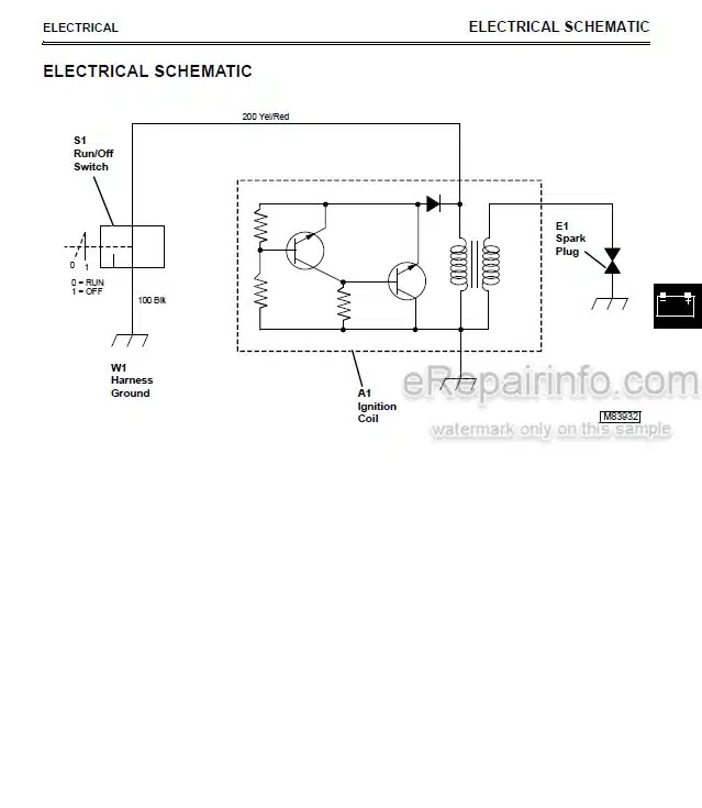 Photo 4 - John Deere 220A Technical Manual Walk Behind Greensmower TM1680