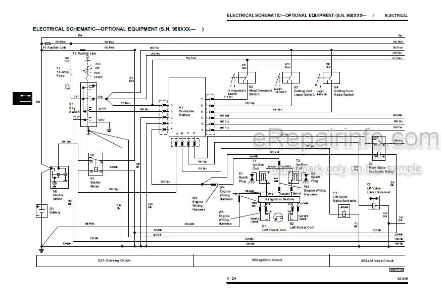 Photo 5 - John Deere 2243 Technical Manual Gas Professional Greensmower TM1473