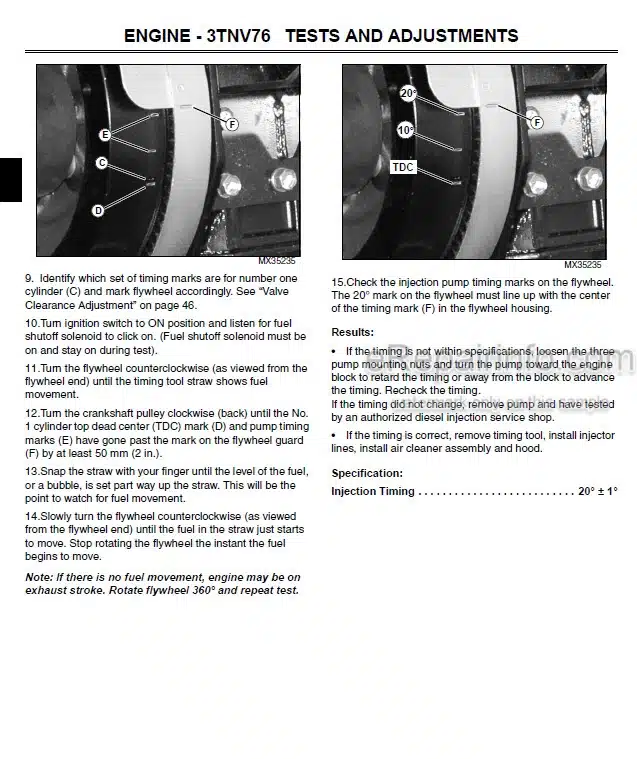 Photo 9 - John Deere 2305 Technical Repair Manual Compact Utility Tractor TM2289