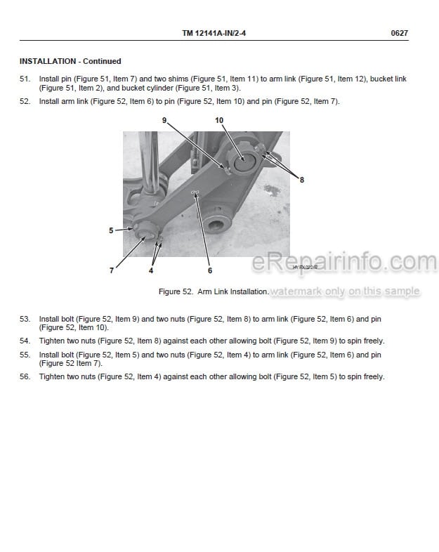 Photo 7 - John Deere 310G 310SG 315SG Parts Catalog Backhoe Loader PC2755