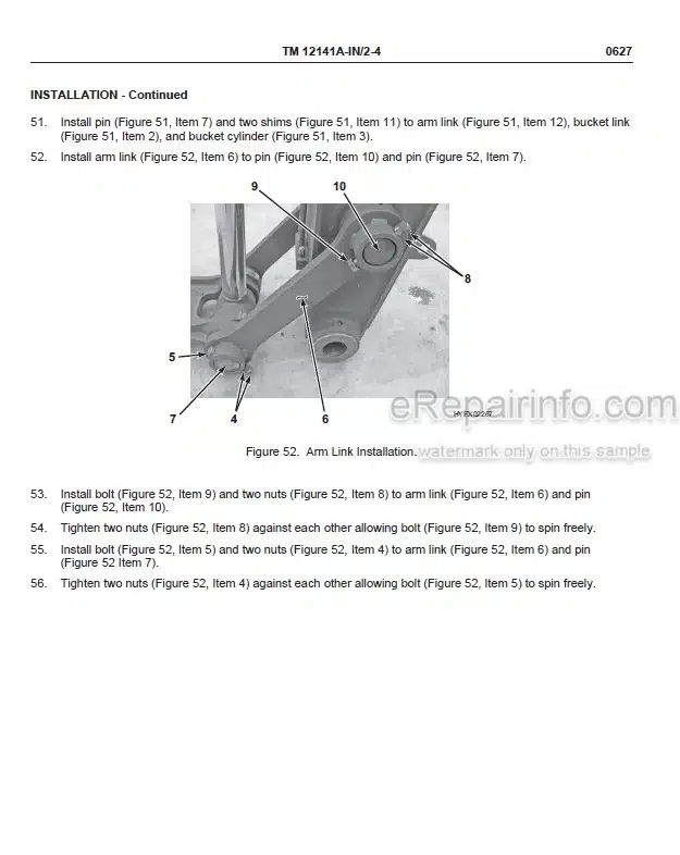 Photo 7 - John Deere 310G 310SG 315SG Parts Catalog Backhoe Loader PC2755