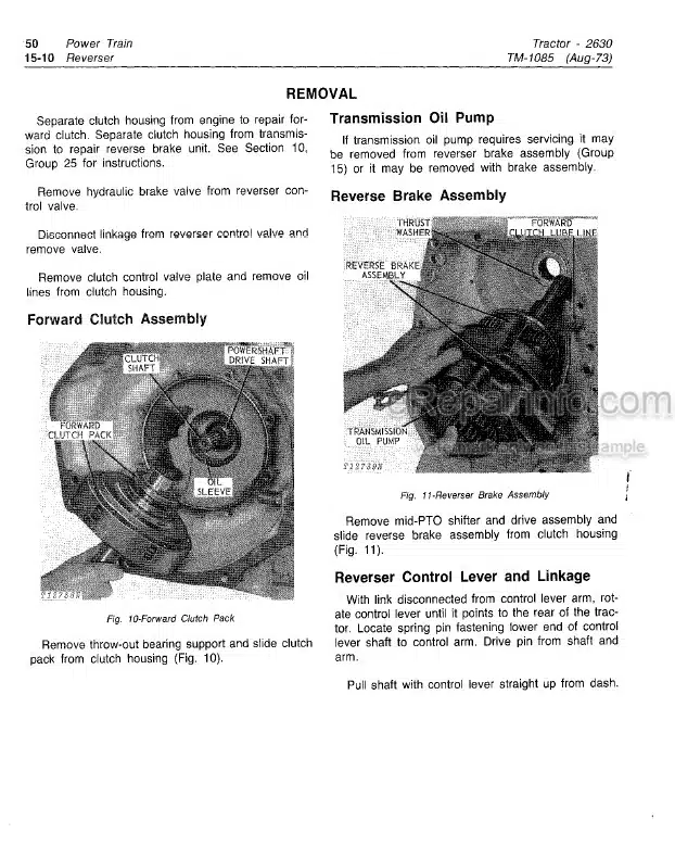 Photo 6 - John Deere D100 Series D105 D110 D125 D130 D140 D155 D160 D170 Operators Manual Tractor OMGX25410