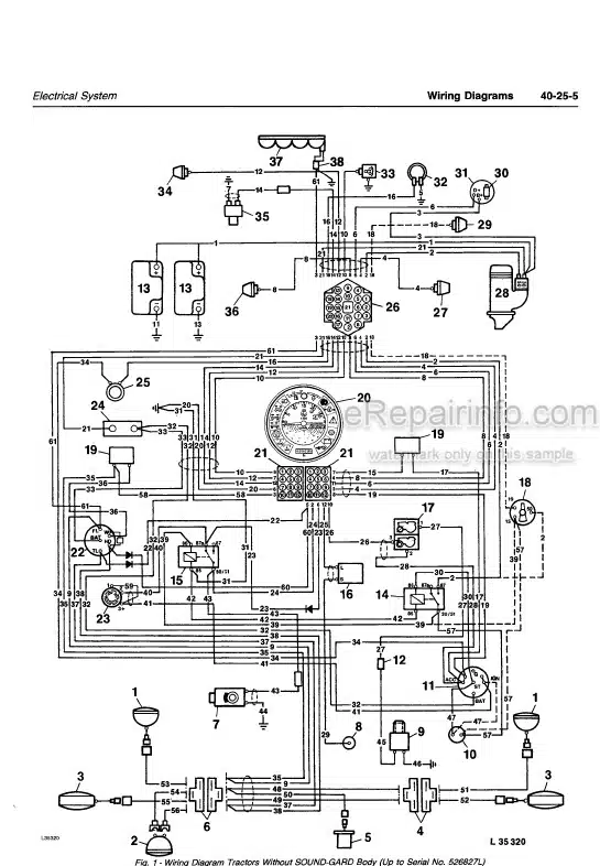 Photo 5 - John Deere 2950 Technical Manual Tractor TM4407