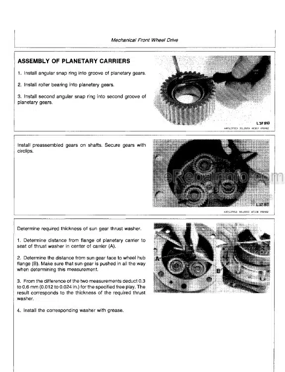 Photo 7 - John Deere 2940 Technical Manual Tractor TM1220