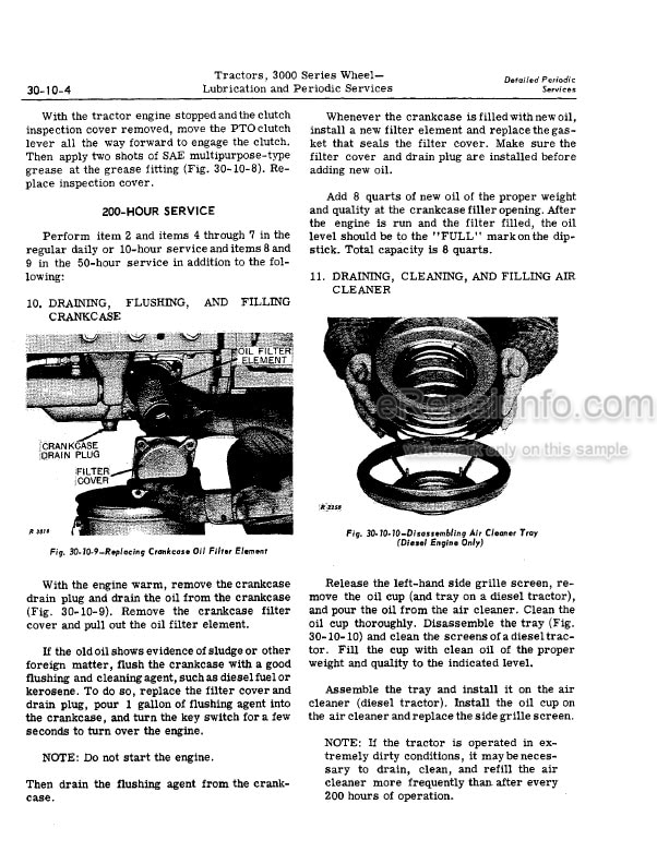 Photo 8 - John Deere 3000 Series 3010 Service Manual Tractor SM2041
