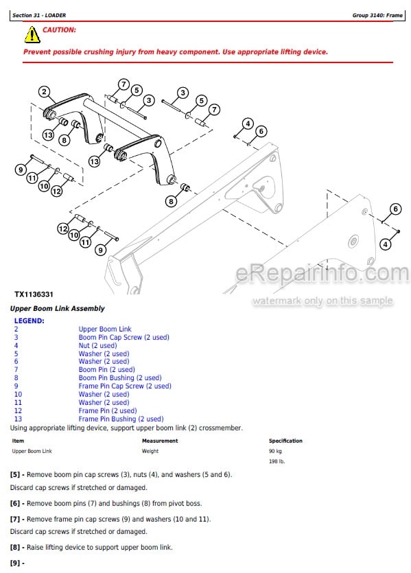 Photo 4 - John Deere 326E Repair Technical Manual Skid Steer Loader With HE Control TM13093X19