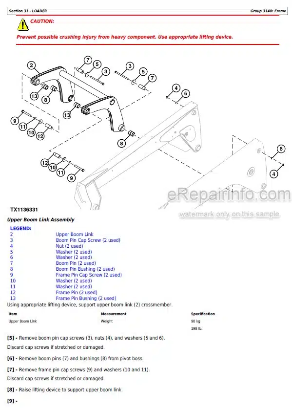 Photo 4 - John Deere 326E Repair Technical Manual Skid Steer Loader With HE Control TM13093X19