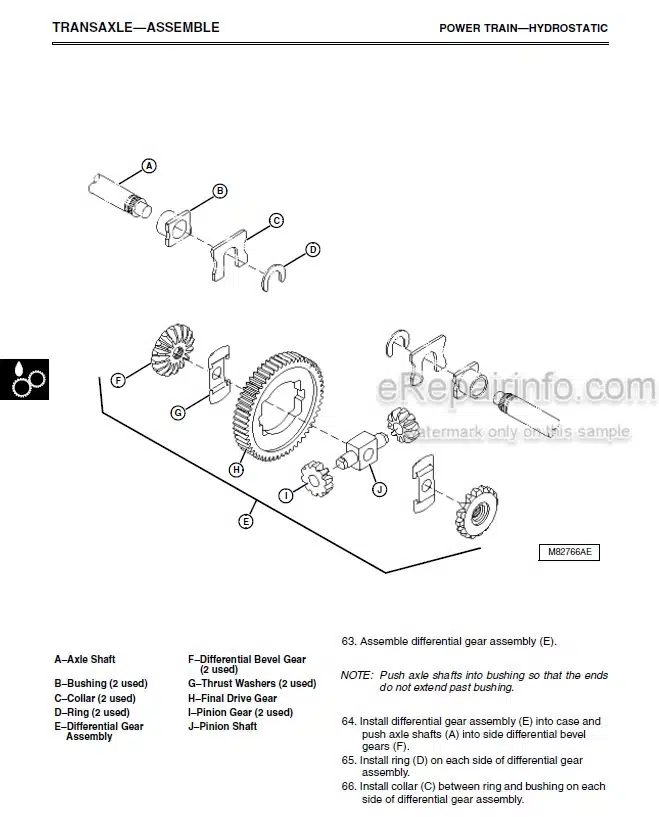 Photo 5 - John Deere 355D Technical Repair Manual Lawn And Garden Tractor TM1771