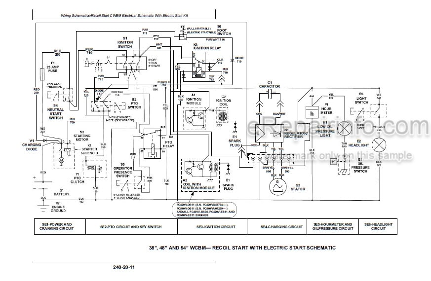 Photo 3 - John Deere 38 48 54 Inch Technical Repair Manual Commercial Walk Behind Mower TM1488