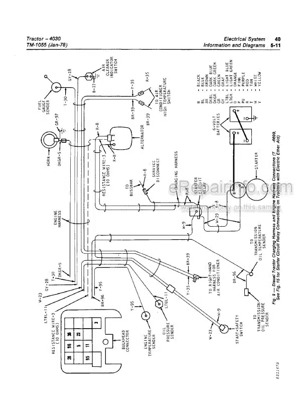Photo 4 - John Deere 4030 Technical Manual Tractor TM1055