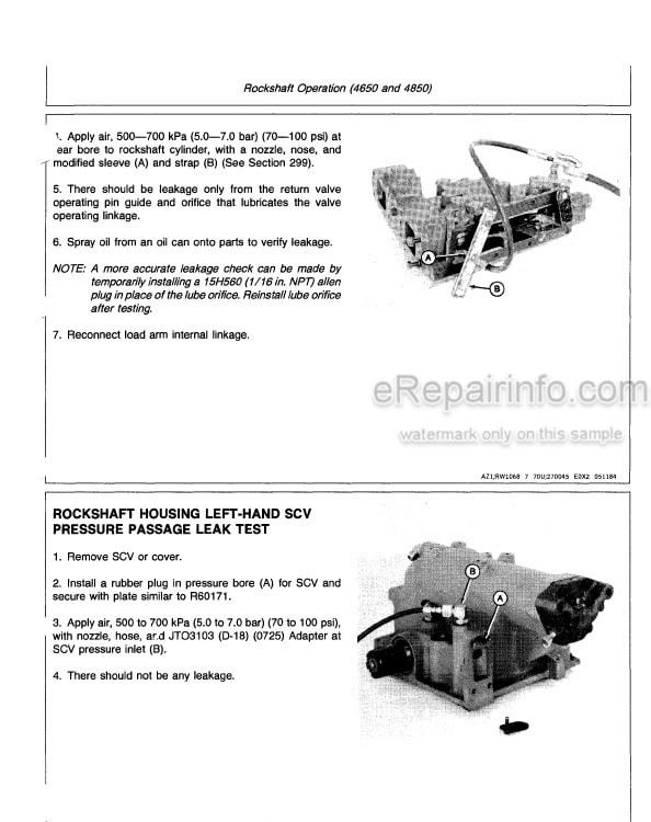 Photo 7 - John Deere 4030 Technical Manual Tractor TM1055