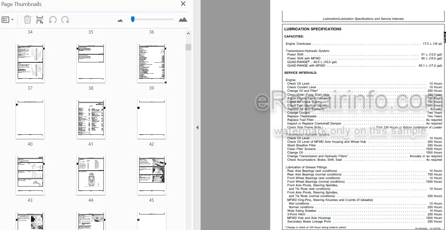 Photo 3 - John Deere 4055 4255 4455 Repair Manual Tractor TM1458