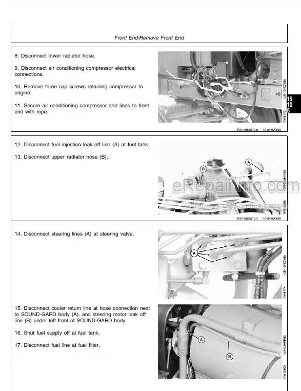 Photo 7 - John Deere JS26 To JM46 Mow Mentum Technical Repair Manual Walk Behind Rotary Mower TM109519