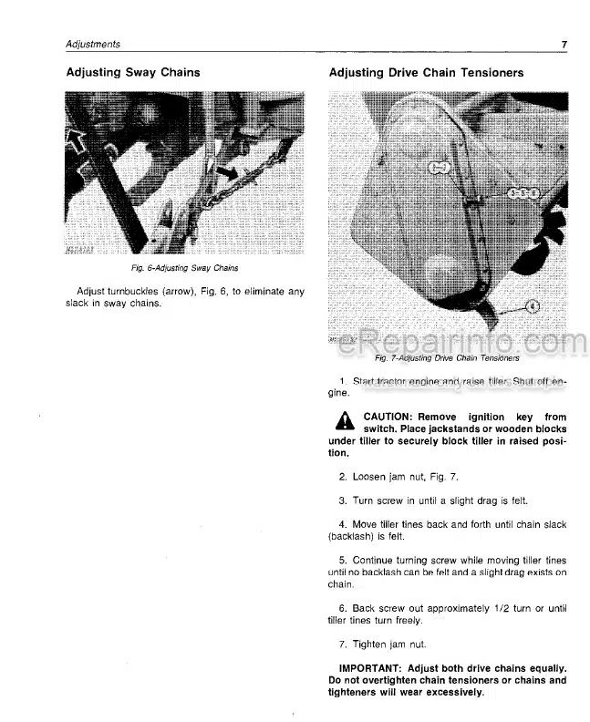 Photo 4 - John Deere 40 Technical Manual Rotary Tiller TM1232