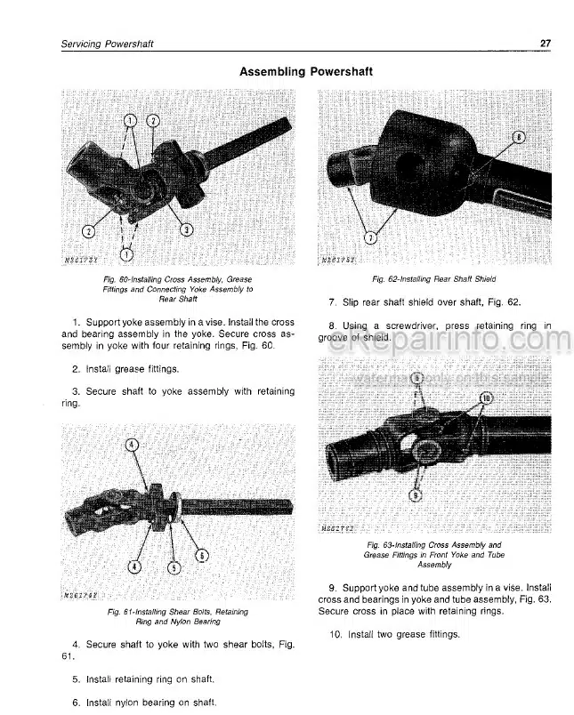 Photo 12 - John Deere 40 Technical Manual Rotary Tiller TM1232