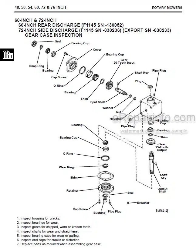 Photo 3 - John Deere 40 To 2000 Technical Manual PTO Drive Attachment TM1594
