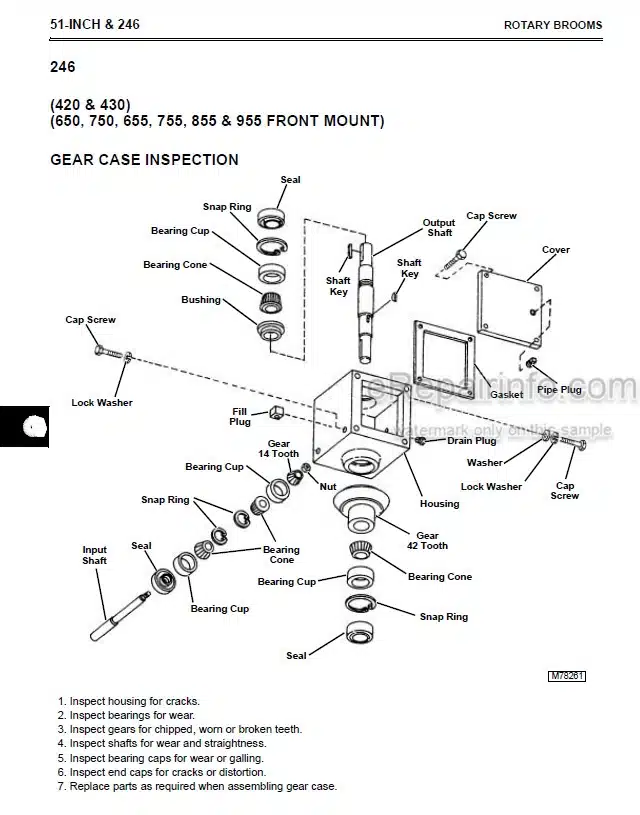 Photo 5 - John Deere 40 To 2000 Technical Manual PTO Drive Attachment TM1594