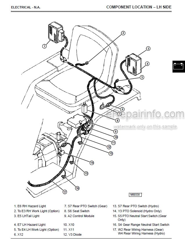 Photo 5 - John Deere 4100 Technical Manual Compact Utility Tractor TM1630