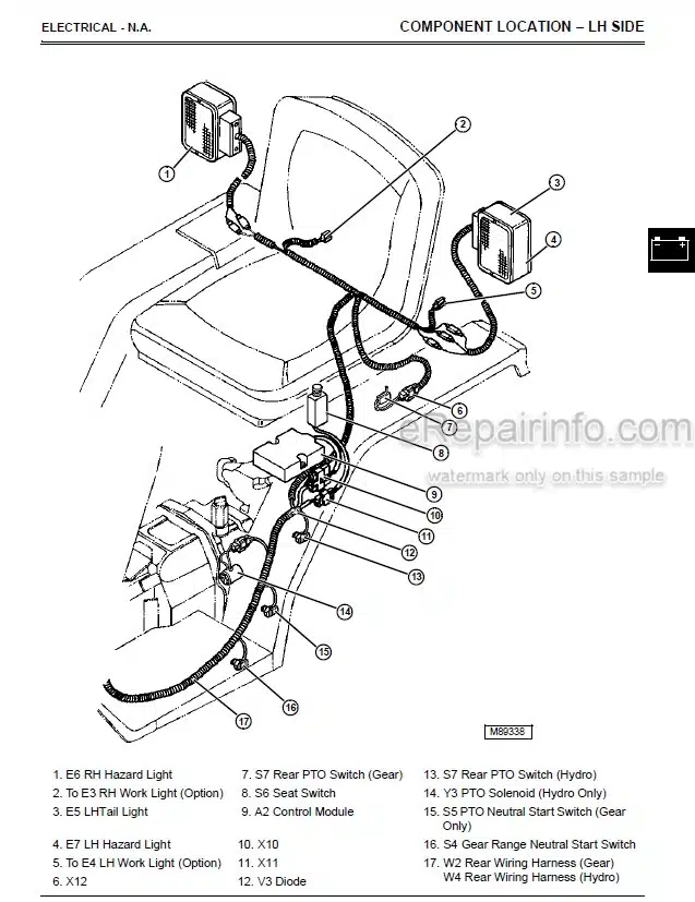 Photo 5 - John Deere 4100 Technical Manual Compact Utility Tractor TM1630
