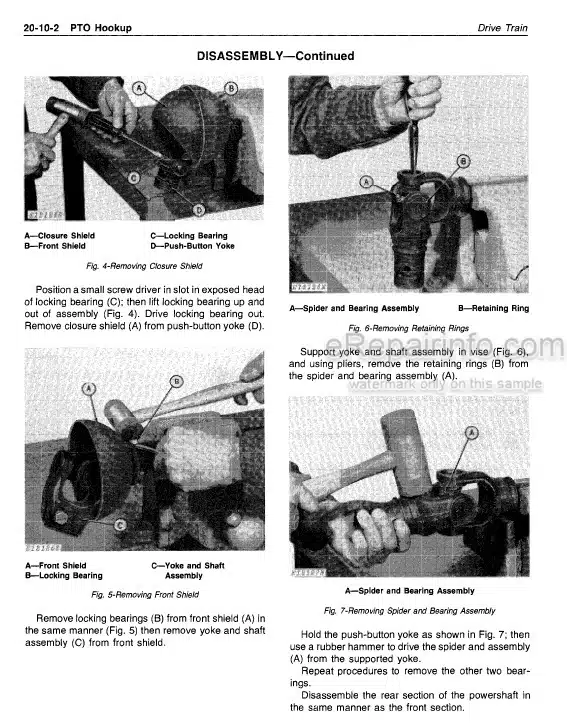 Photo 7 - John Deere 400 425 Technical Manual Hay Cuber TM1010