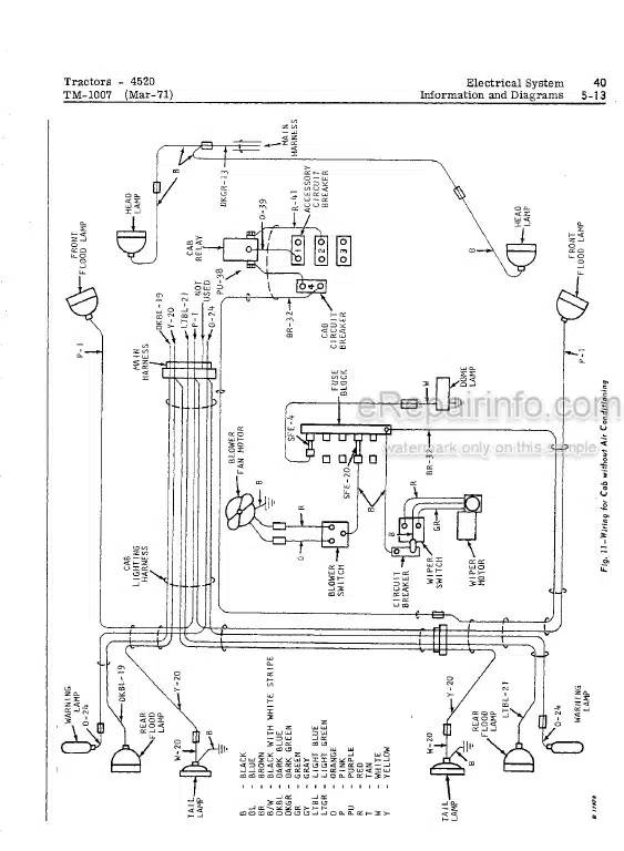 Photo 4 - John Deere 4520 Technical Repair Manual Tractor TM1007