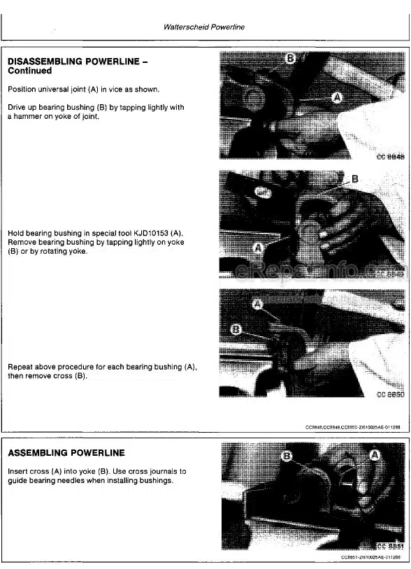 Photo 14 - John Deere 483 To 820 Technical Service Manual Cutting Platform And Corn Head TM4468
