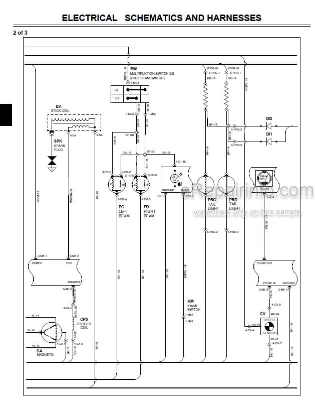 Photo 5 - John Deere 500 650 650EX Technical Repair Manual Trail Buck Utility ATV TM2160