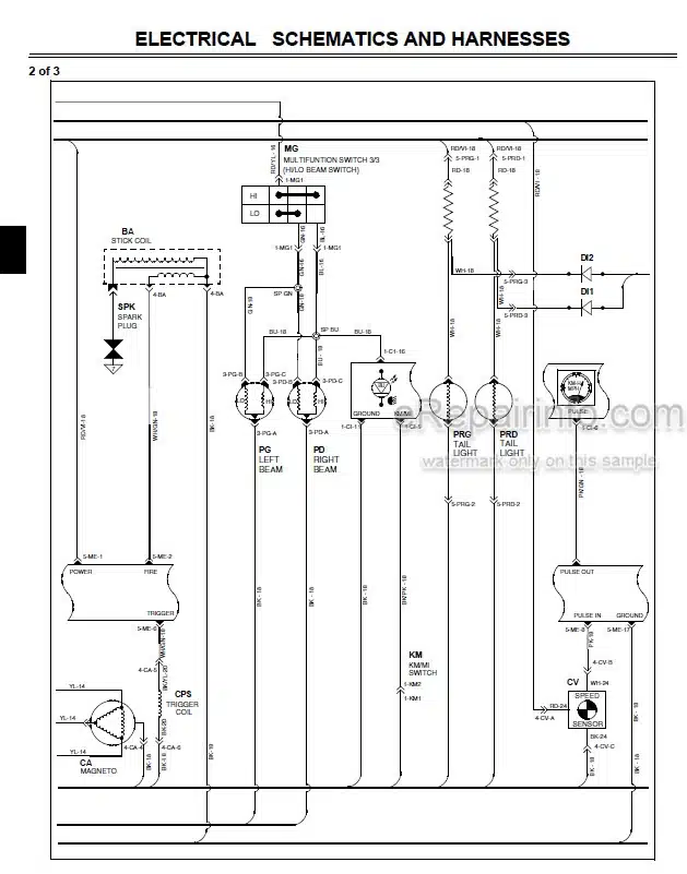 Photo 5 - John Deere 500 650 650EX Technical Repair Manual Trail Buck Utility ATV TM2160