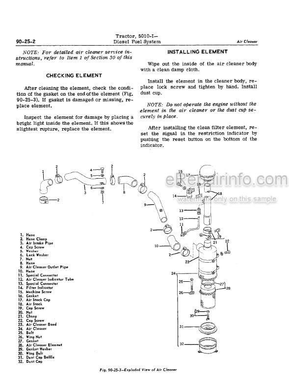 Photo 5 - John Deere 5010-I Service Manual Tractor SM2051