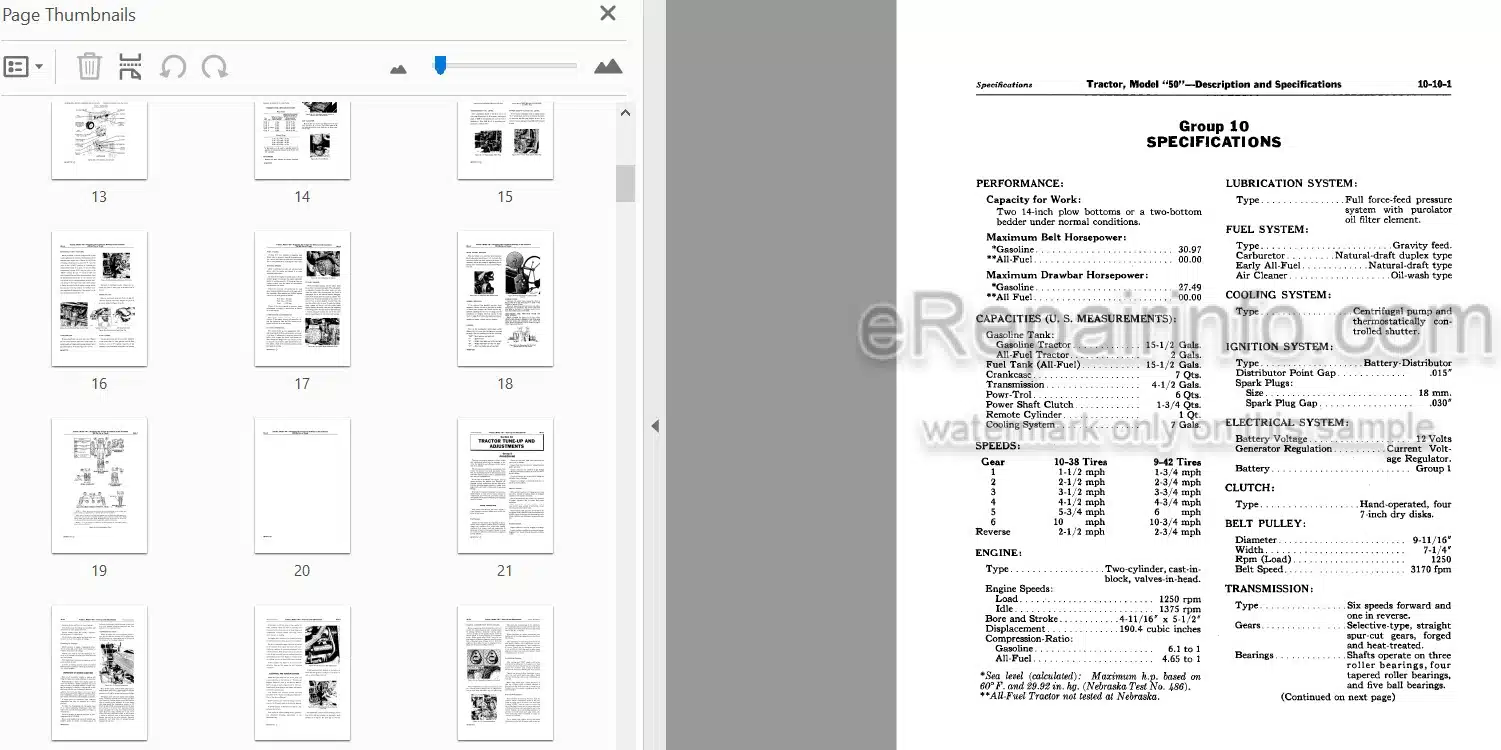 Photo 4 - John Deere 50 Series Service Manual Tractor SM2010