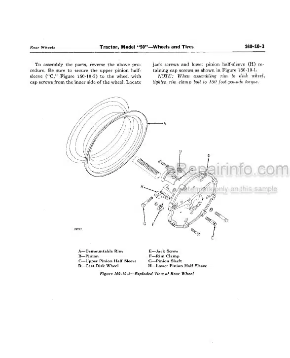 Photo 5 - John Deere 50 Series Service Manual Tractor SM2010