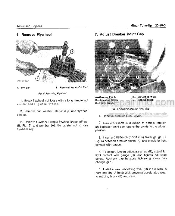 Photo 14 - John Deere 5B 216 324 524 624 Technical Manual Walk Behind Tiller And 5B Sprayer TM1233