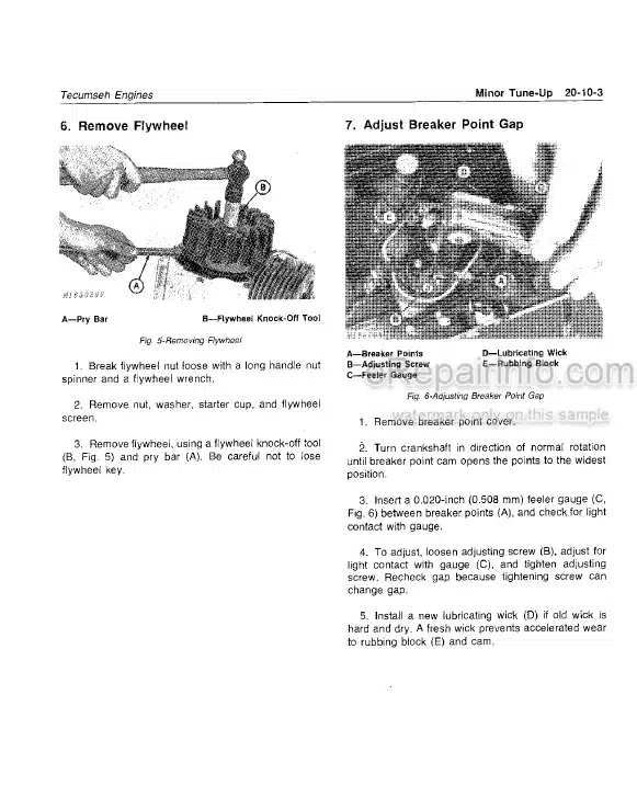 Photo 12 - John Deere 5B 216 324 524 624 Technical Manual Walk Behind Tiller And 5B Sprayer TM1233