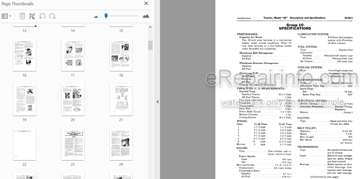 Photo 3 - John Deere 60 Series Service Manual Tractor SM2008