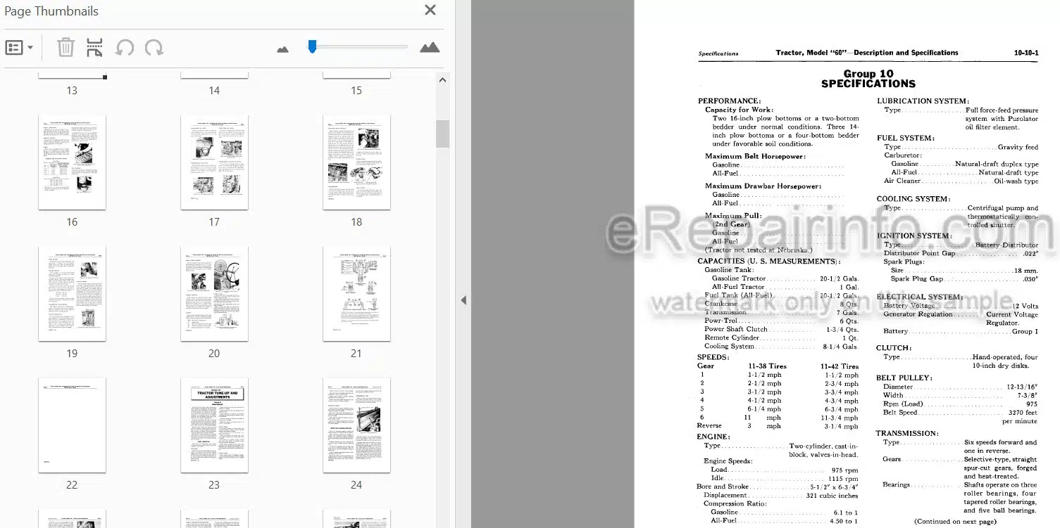 Photo 3 - John Deere 60 Series Service Manual Tractor SM2008