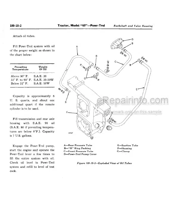 Photo 4 - John Deere 60 Series Service Manual Tractor SM2008