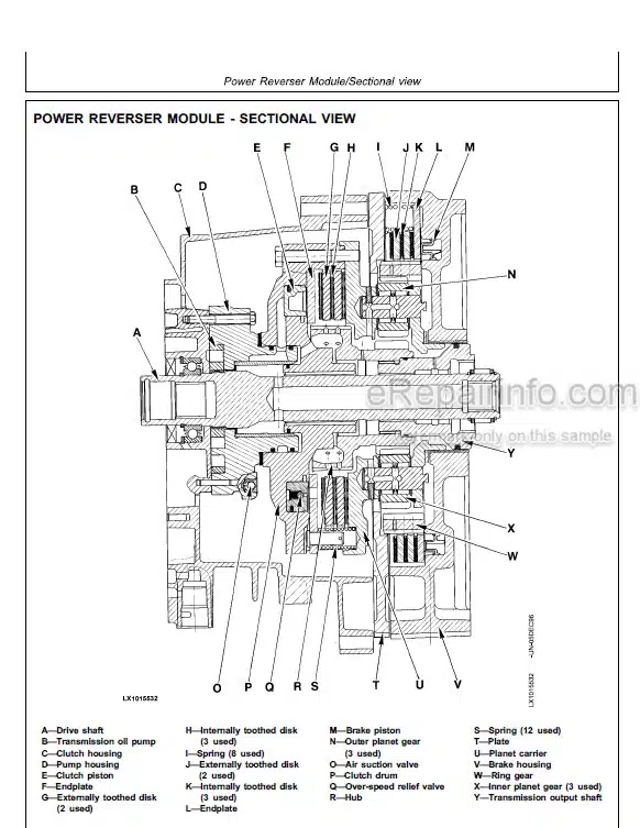 Photo 5 - John Deere 6205 6505 Operation And Tests Technical Manual Tractor TM4608