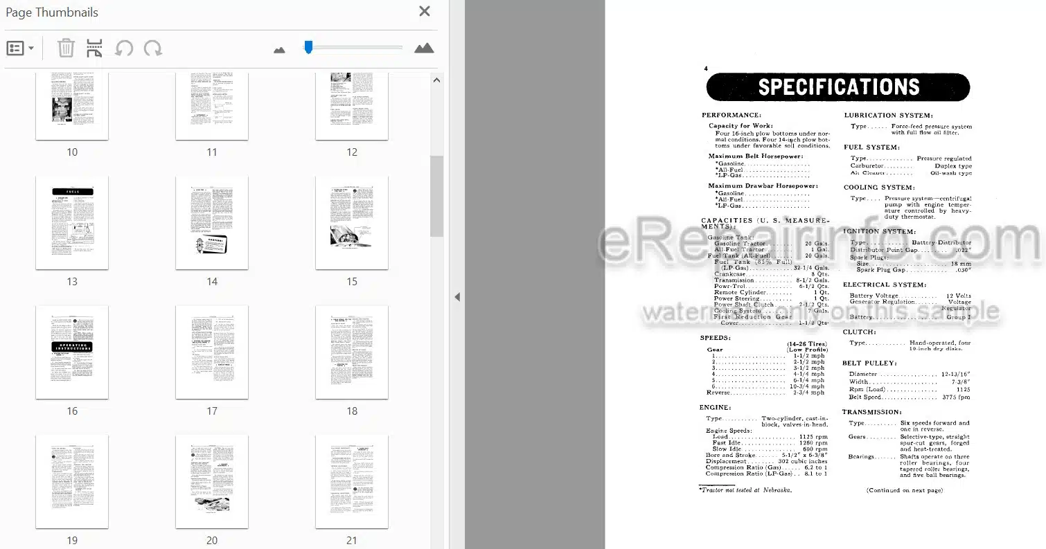 Photo 3 - John Deere 620 Series Operators Manual Orchard Tractor OMR2073