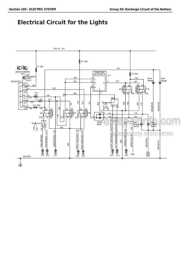 Photo 4 - John Deere 6405 6605 Diagnosis And Tests Service Manual Tractor TM4867