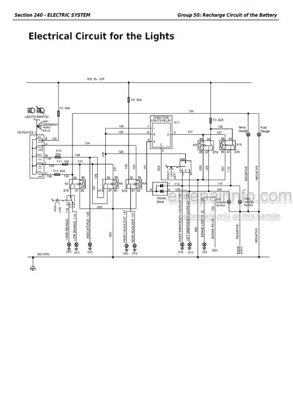 Photo 4 - John Deere 6405 6605 Diagnosis And Tests Service Manual Tractor TM4867