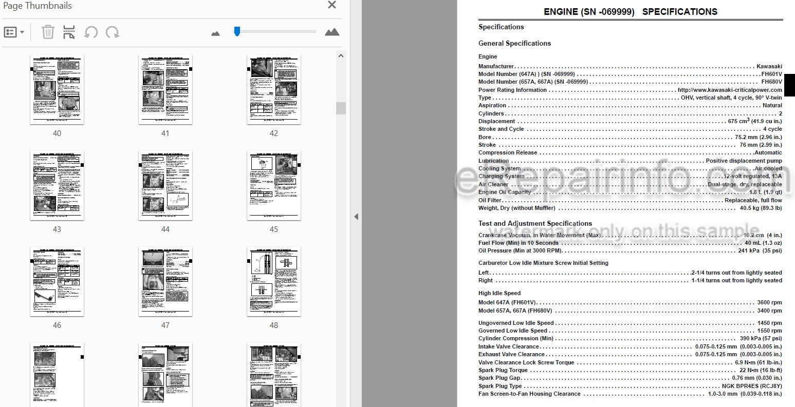 Photo 4 - John Deere 647A 657A 667A Technical Repair Manual Quik Trak Mower TM2310