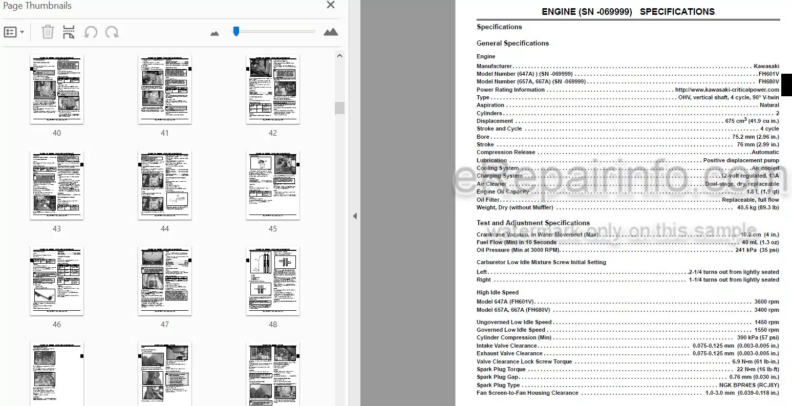 Photo 4 - John Deere 647A 657A 667A Technical Repair Manual Quik Trak Mower TM2310