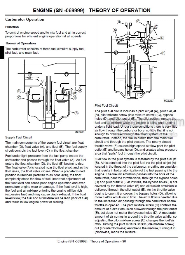 Photo 3 - John Deere 647A 657A 667A Technical Repair Manual Quik Trak Mower TM2310