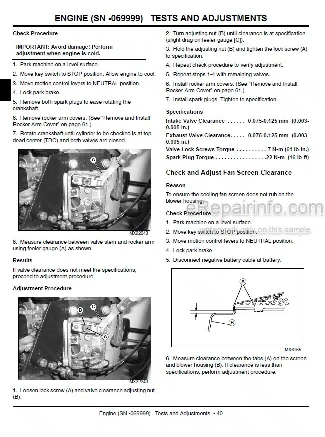 Photo 7 - John Deere 647 657 667 Technical Repair Manual Quick Trak Mower TM2042