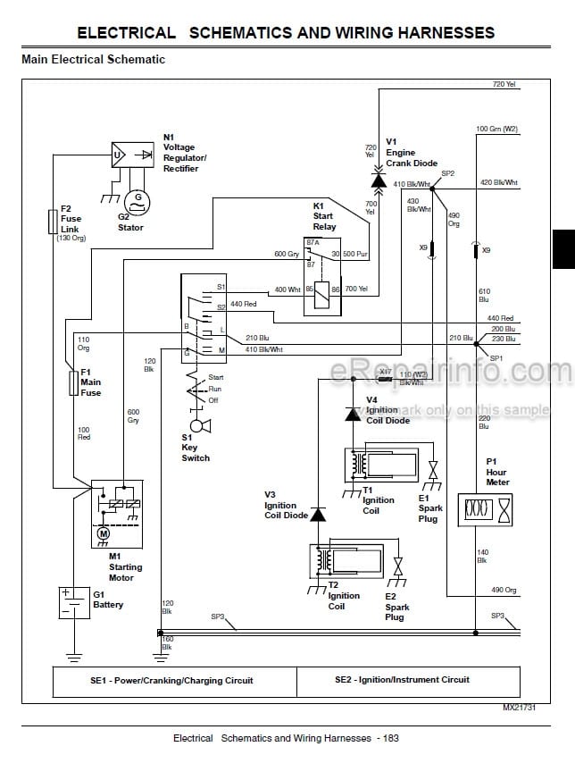 Photo 5 - John Deere 647A 657A 667A Technical Repair Manual Quik Trak Mower TM2310