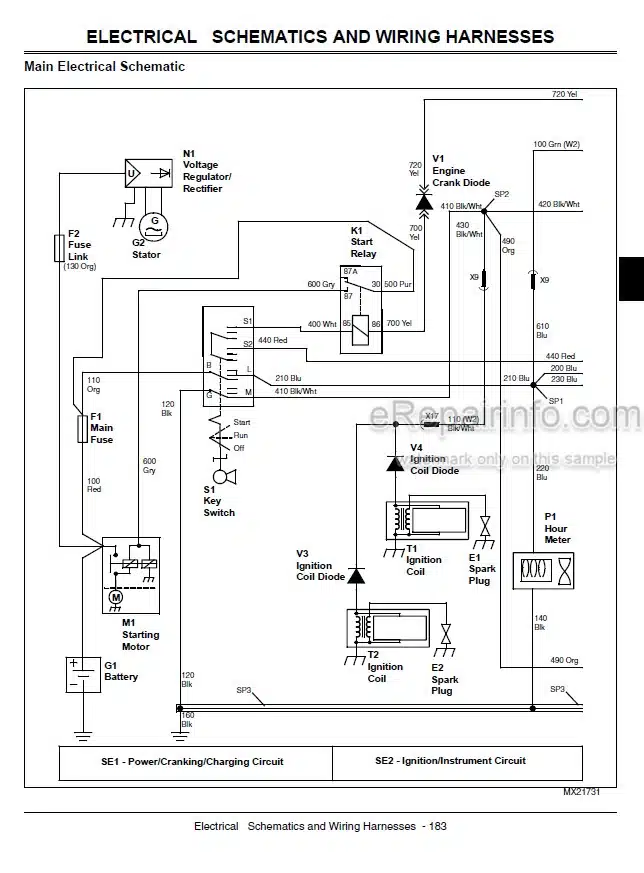 Photo 5 - John Deere 647A 657A 667A Technical Repair Manual Quik Trak Mower TM2310