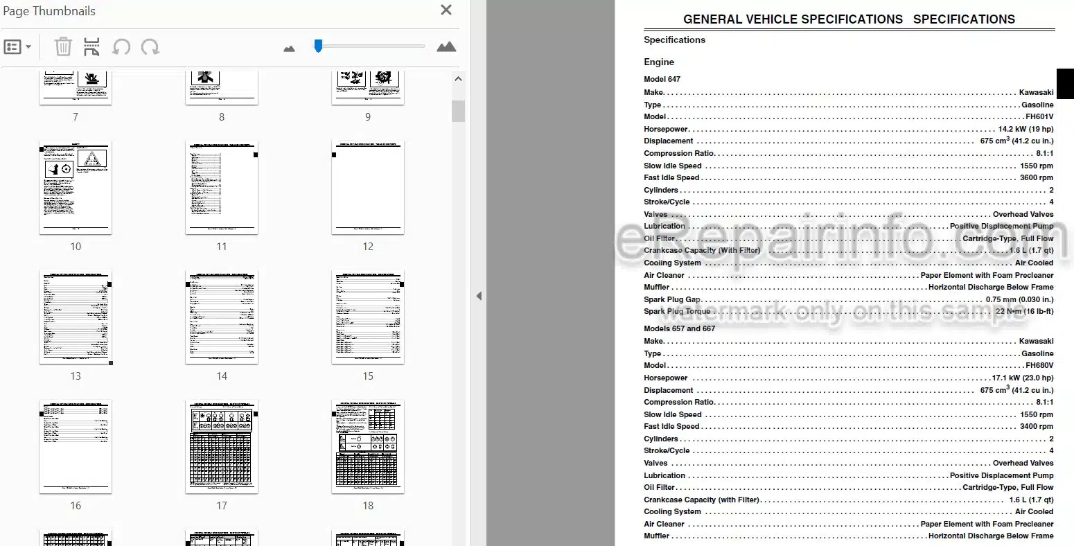 Photo 4 - John Deere 647 657 667 Technical Repair Manual Quick Trak Mower TM2042