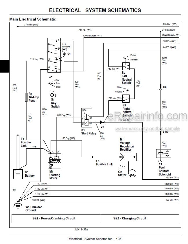 Photo 5 - John Deere 647 657 667 Technical Repair Manual Quick Trak Mower TM2042