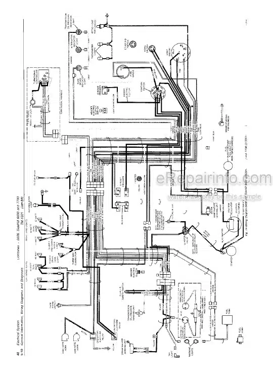 Photo 4 - John Deere 6600 7700 Side Hill Repair Technical Manual Combine TM1021